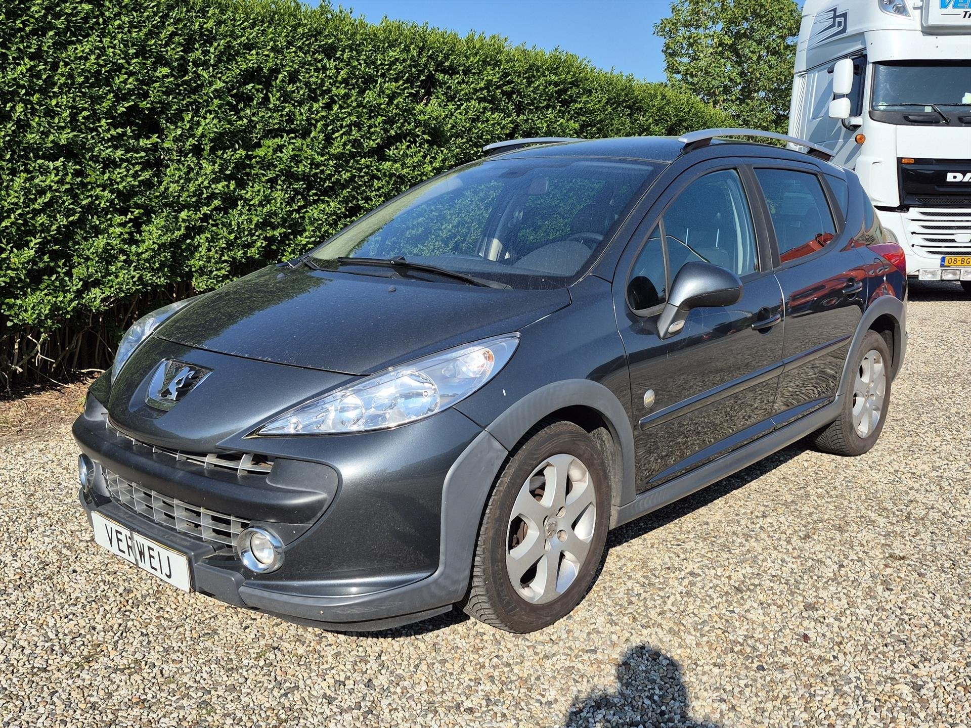 PEUGEOT 207 1.6 VTi 16V Outdoor | Clima | LM Velgen | Pano |, Gebruikt, 4 cilinders, Leder en Stof, 1110 kg