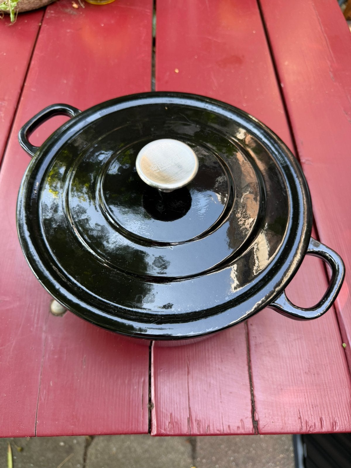 Dutch oven, braadpan Royal Van Kempen & Begeer, Ophalen, Zo goed als nieuw, Gietijzer