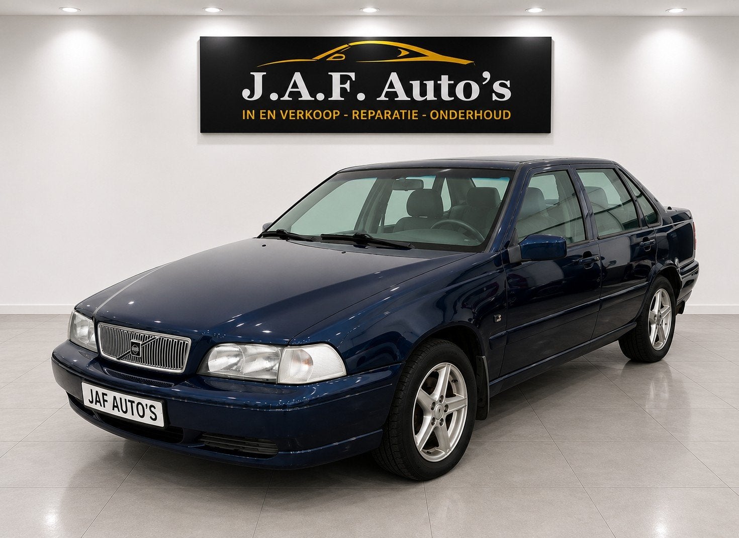 Volvo S70 2.5 1998 Uniek nieuwe APK voor de liefhebber, Auto's, Voorwielaandrijving, Blauw, 1384 kg, 75 €/maand