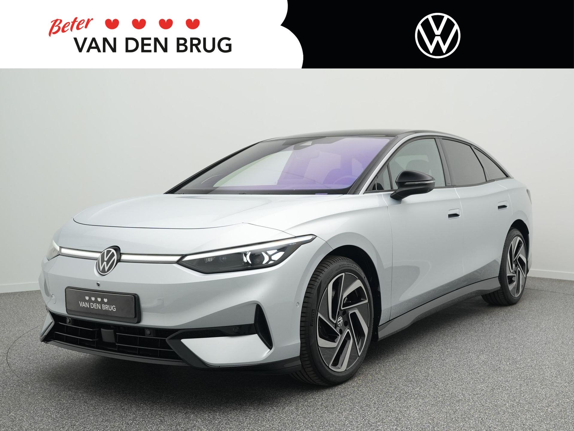Volkswagen ID.7 Pro Business 77 kWh 286 pk | LED Matrix | Ha, Auto's, Automaat, Gebruikt, Zwart, 595 km