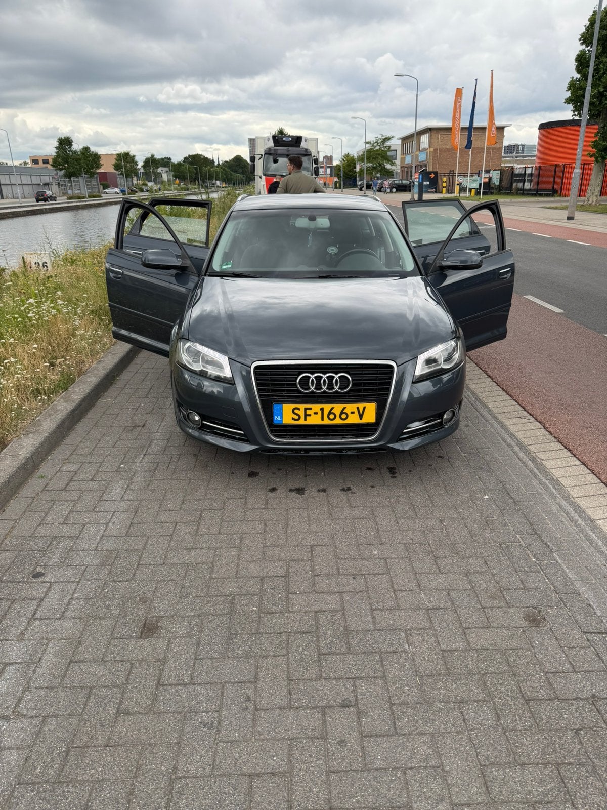 Audi A3 1.4 Tfsi 92KW Sportback 2011 Grijs, Auto's, Voorwielaandrijving, 125 pk, 680 kg, 4 cilinders