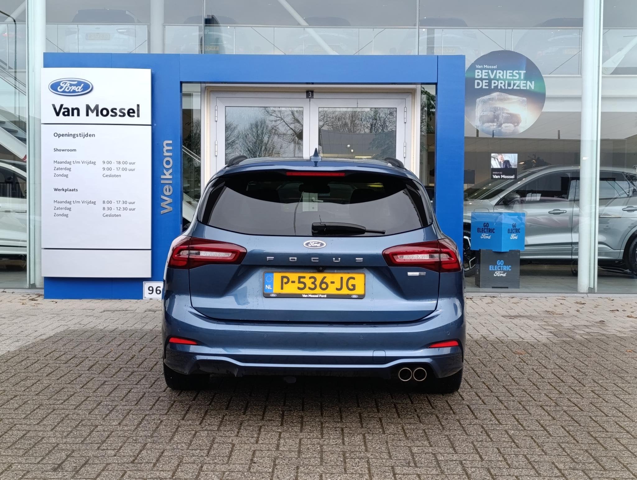 Ford Focus Wagon 1.0 EcoBoost ST Line X Business | Adaptieve, 12 maanden, Gebruikt, Euro 6, Blauw