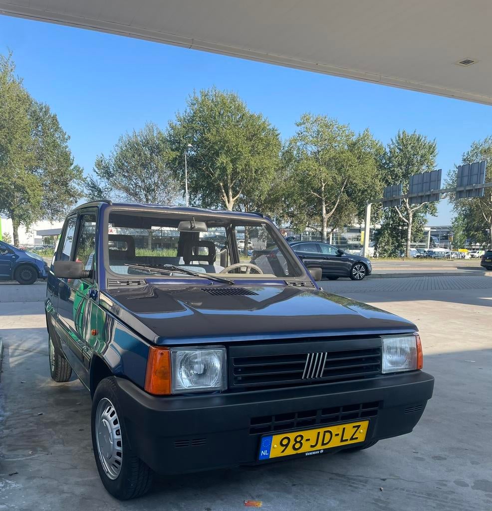 Fiat Panda 1.1 2003 Blauw, Auto's, Fiat, Voorwielaandrijving, 54 pk, Blauw, Origineel Nederlands