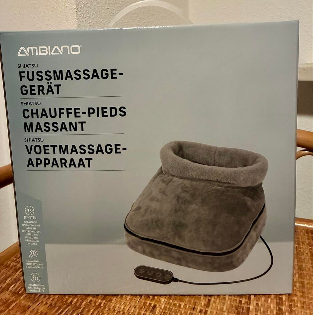 Ambiano Shiatsu Voetmassage Apparaat met Warmtefunctie, Ophalen of Verzenden, Nieuw, Apparaat