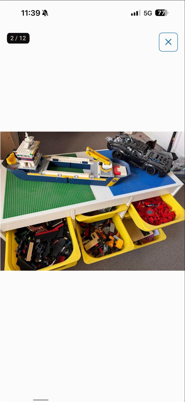 LEGO speeltafel met diverse Star Wars, City & Ninjago sets, Ophalen of Verzenden, Gebruikt, Overige merken