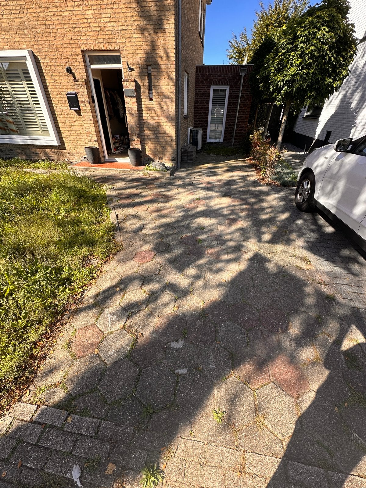 Gebruikte betonnen terrastegels - Zeshoekig, Ophalen, Gebruikt, 10 m² of meer, Beton