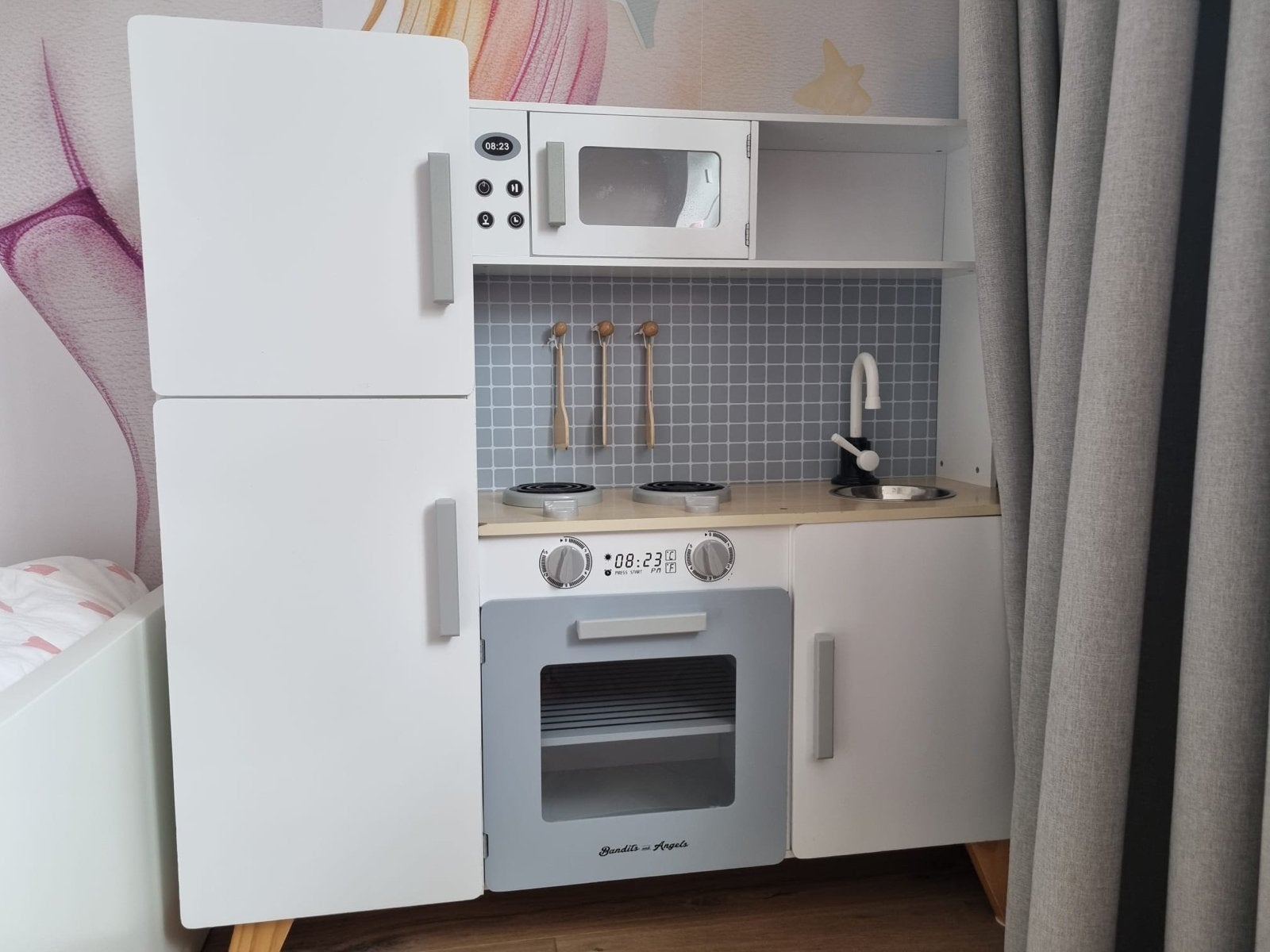 Complete Houten Speelkeuken met Accessoires, Ophalen, Gebruikt, Hout, Speelkeuken