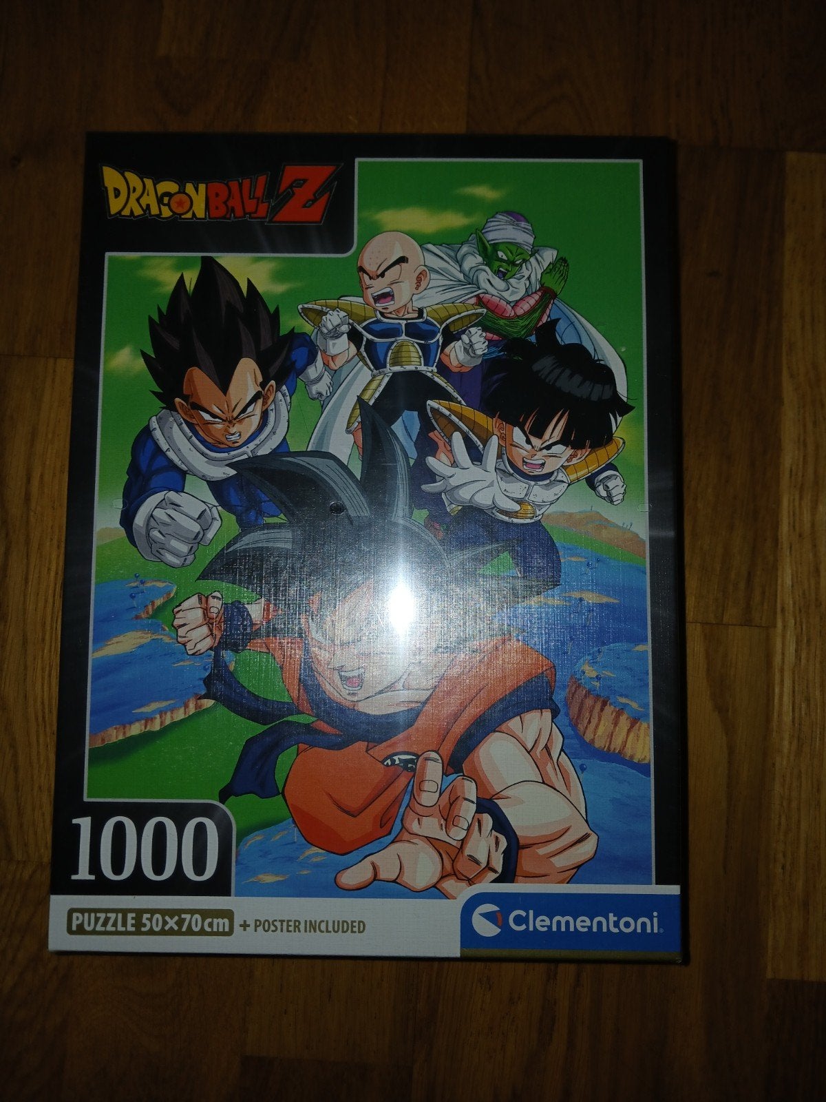 Dragon Ball Z Legpuzzel 1000 stukjes Clementoni, Ophalen of Verzenden, 500 t/m 1500 stukjes, Zo goed als nieuw, Legpuzzel