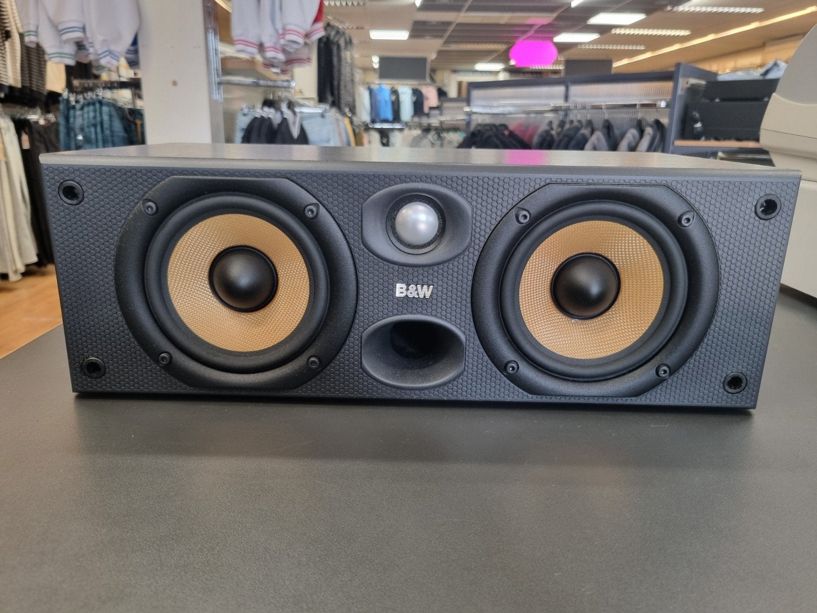 B&W CC6 Center Speaker - 120W, 8 Ohm, Ophalen, Zo goed als nieuw, 60 tot 120 watt, Bowers & Wilkins (B&W)