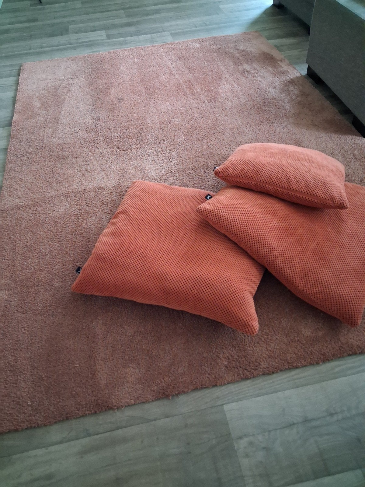 3 Terra kleurige sierkussens, Ophalen, Gebruikt, 50 tot 100 cm, Oranje