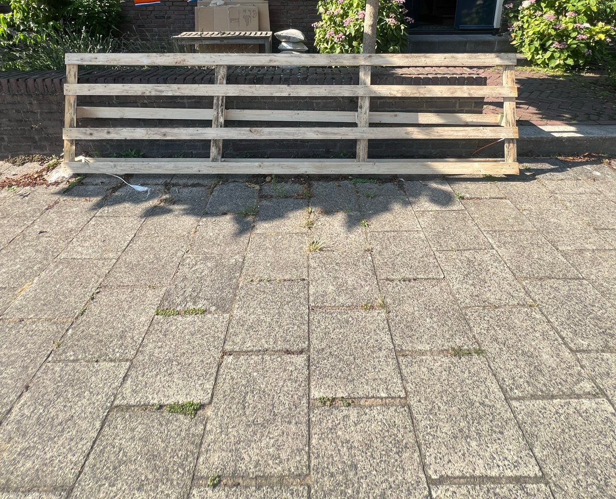 Pallet gratis op te halen Rotterdam zuid, Ophalen, Gebruikt, 50 mm of meer, Minder dan 200 cm