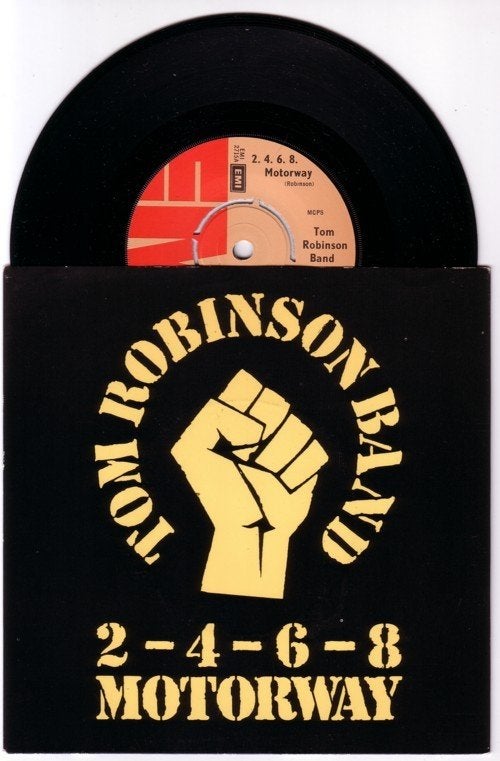 Tom Robinson Band single 2 4 6 8 Motorway, Ophalen of Verzenden, Gebruikt, 7 inch, Pop