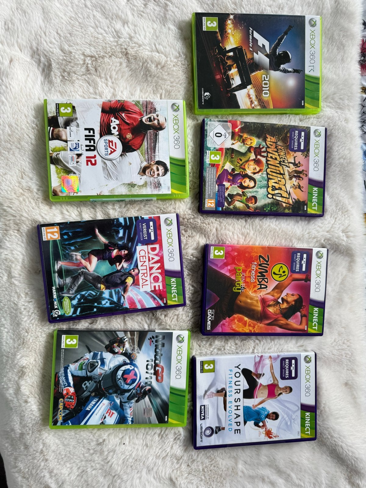 Xbox 360 Game Lot - 7 Games (Kinect & Sport), Gebruikt, Eén computer, Ophalen of Verzenden, Sport