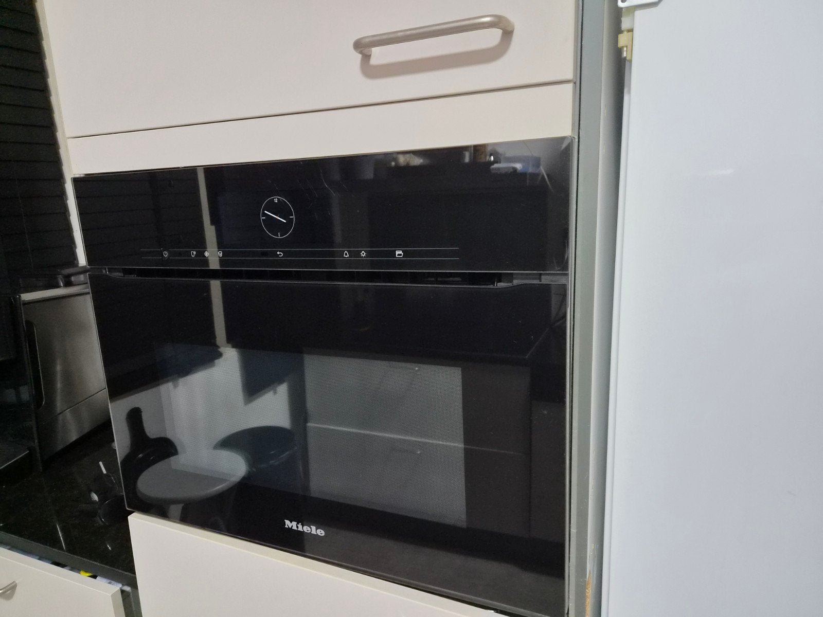 Miele H7840BMX  combi-oven (greeploos), Witgoed en Apparatuur, Minder dan 45 cm, Ophalen of Verzenden, Inbouw, Magnetronfunctie