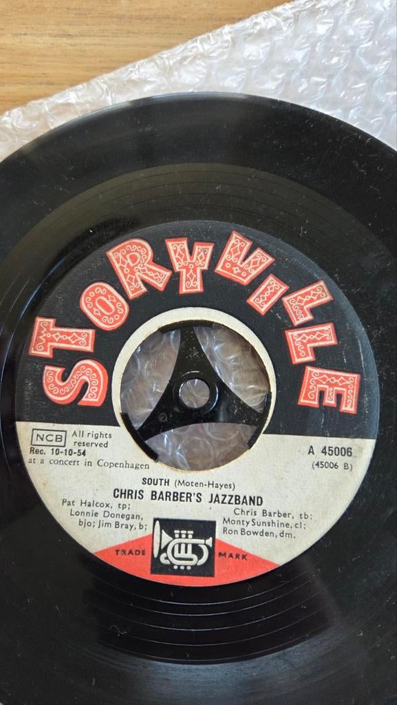 Chris Barber's Jazzband - Storyville Vinyl, Cd's en Dvd's, Vinyl | Jazz en Blues, Gebruikt, 10 inch, Ophalen of Verzenden, 1940 tot 1960