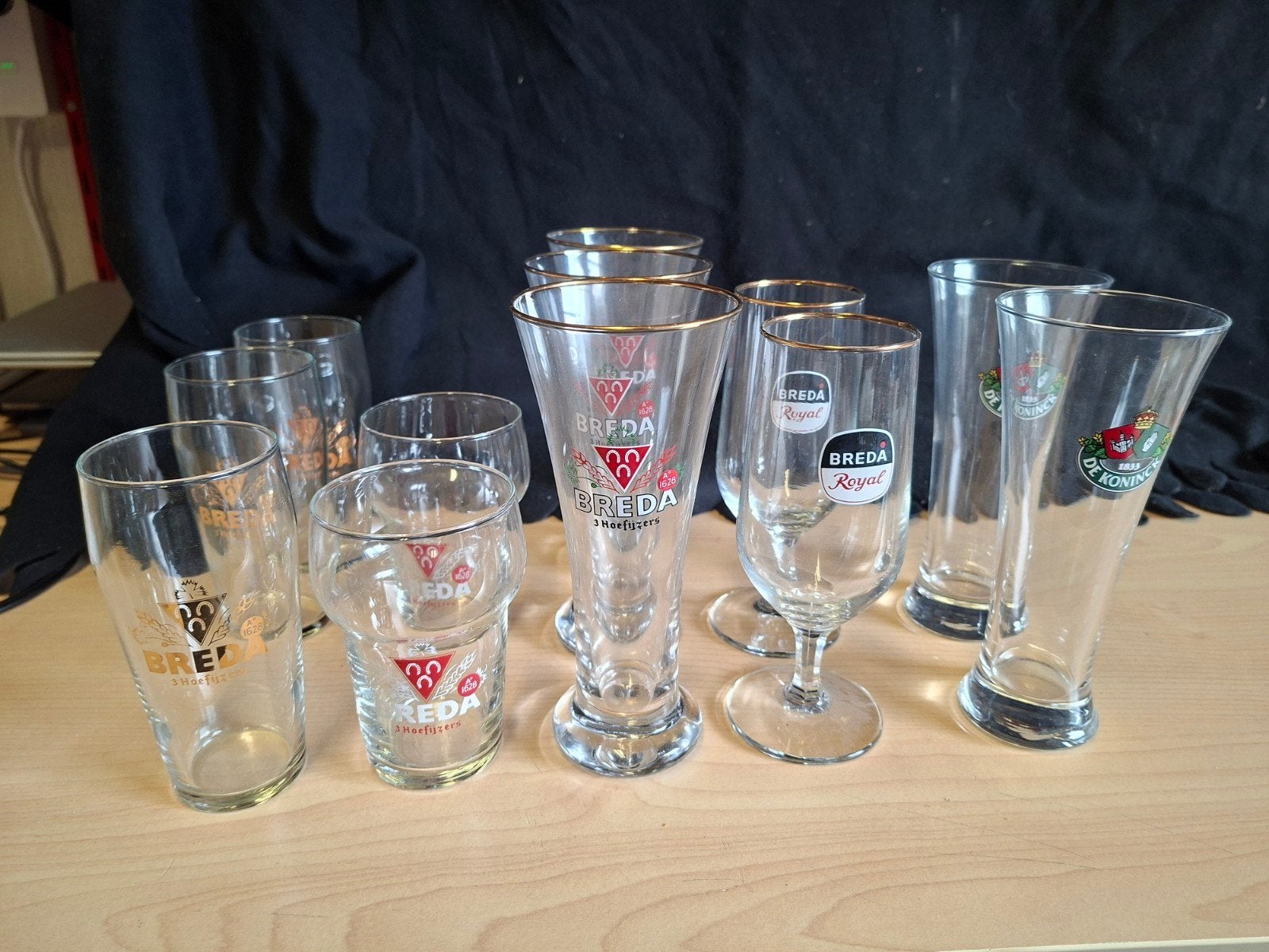 Breda Bierglazen Collectie - Diverse Modellen, Antiek en Kunst, Ophalen of Verzenden