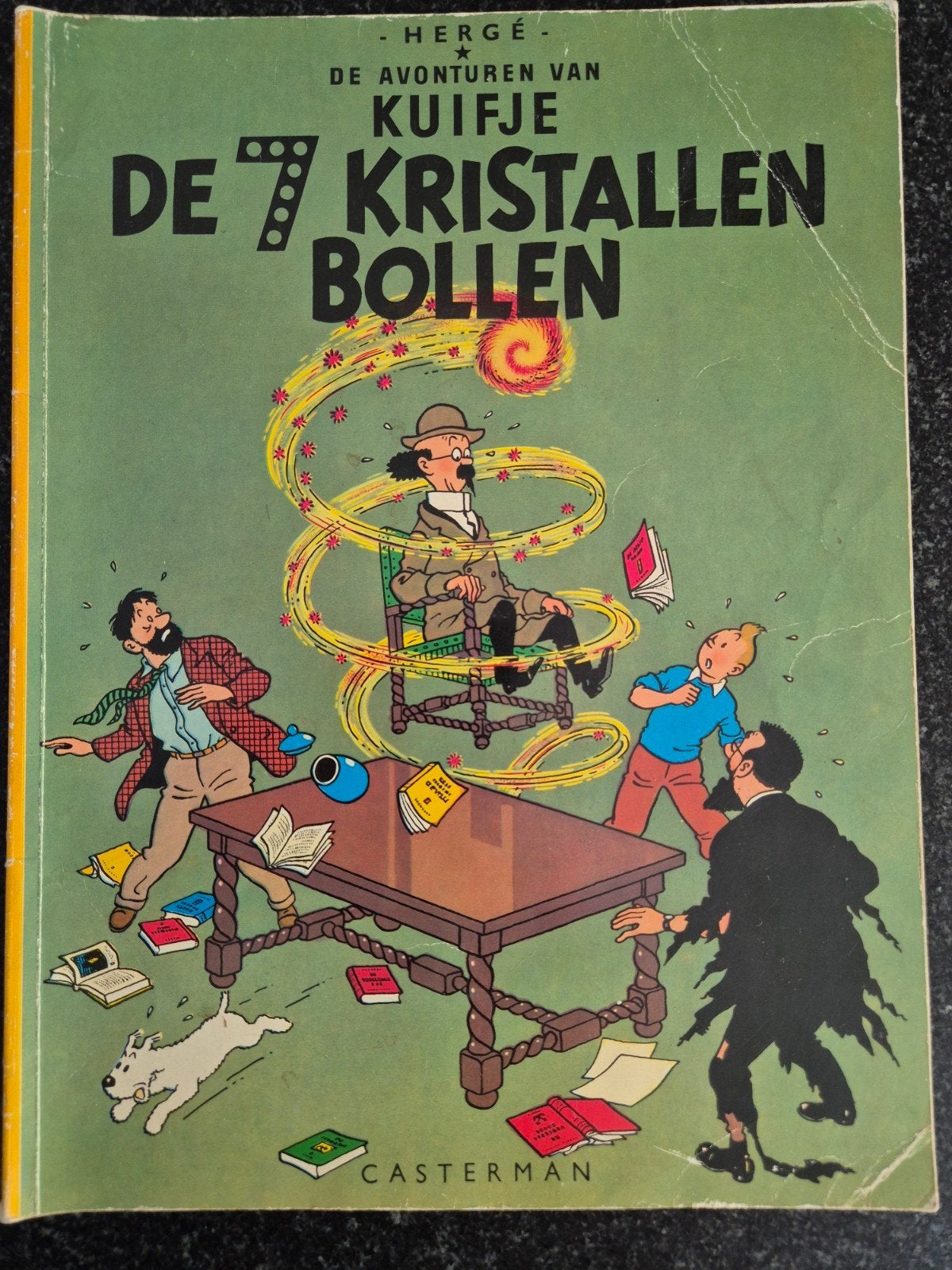 Kuifje De 7 Kristallen Bollen, Boeken, Eén stripboek, Ophalen of Verzenden