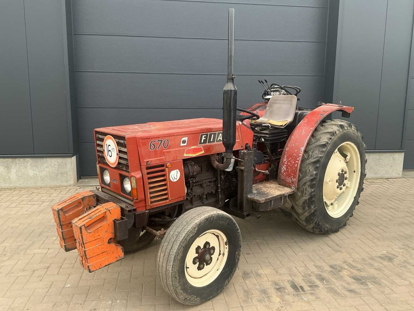 1983 Fiat 670 F78 Oldtimer tractor, Oldtimer, Fiat