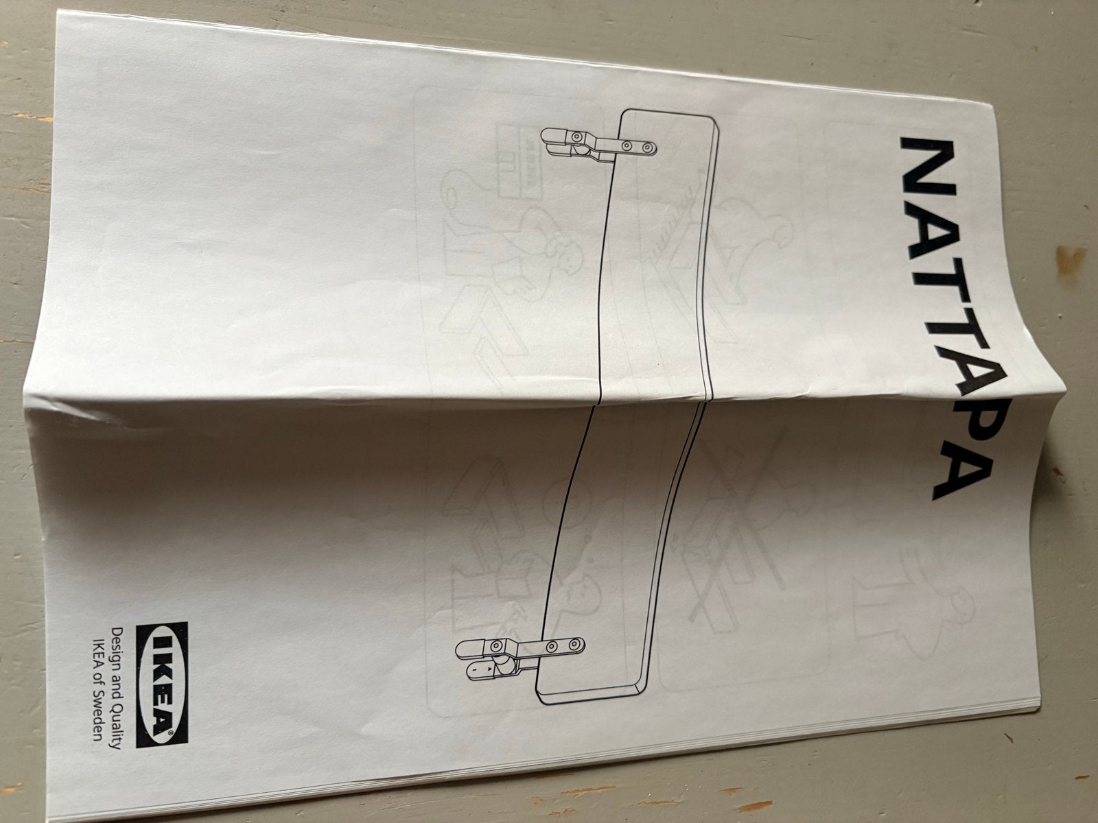 IKEA NATTAPA Bedrekje - Nieuw in doos, Ophalen, Eenpersoons, Wit, Nieuw