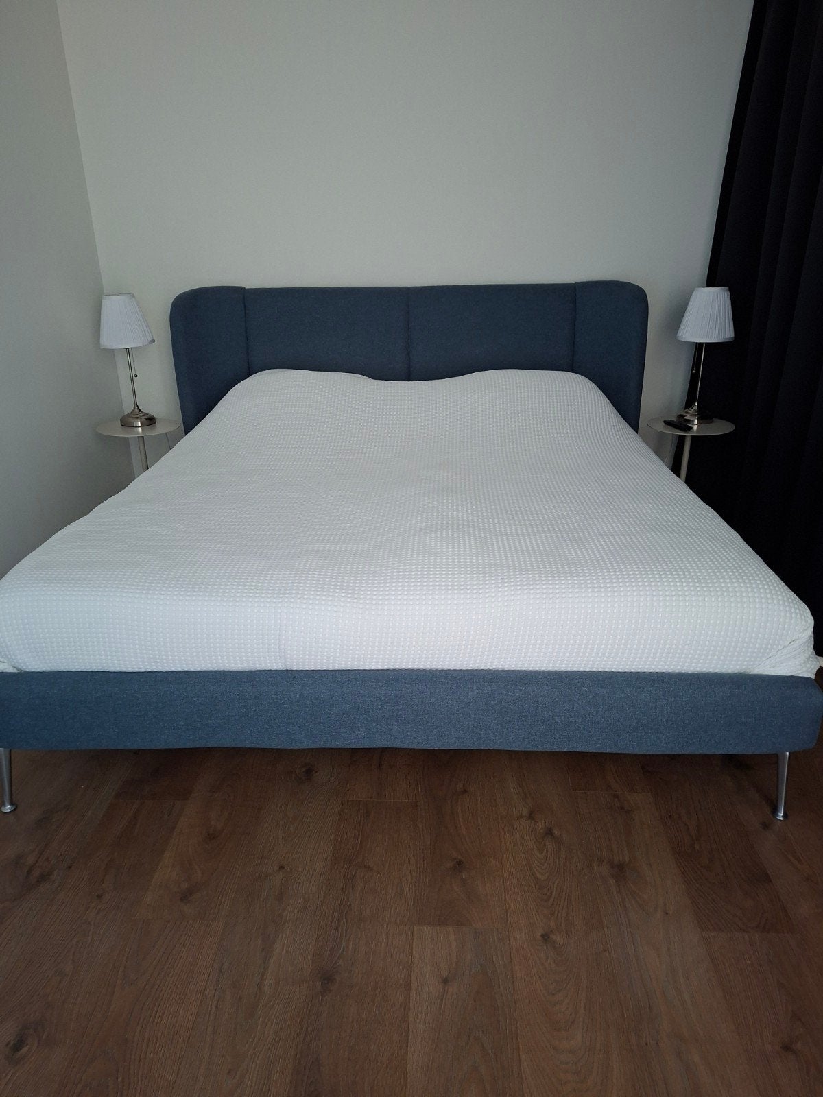 2 PERSOONS  BED IKEA, Ophalen, Overige kleuren, Tweepersoons, Zo goed als nieuw