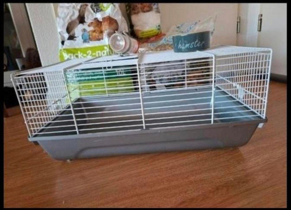 Hamsterkooi met alle benodigdheden, Kooi, Minder dan 75 cm, Zo goed als nieuw, Ophalen
