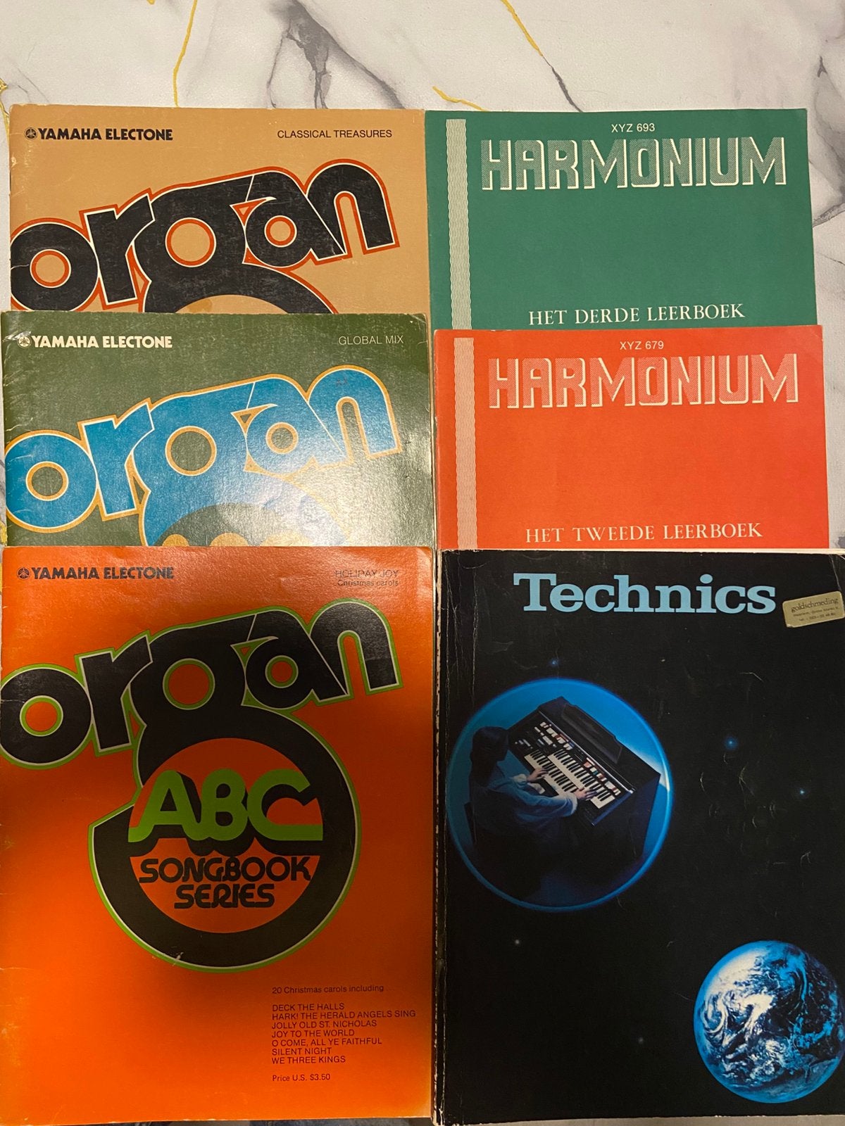 Orgel lesboeken 6X in 1 koop 15euro, Ophalen, Zo goed als nieuw, Overige formaten