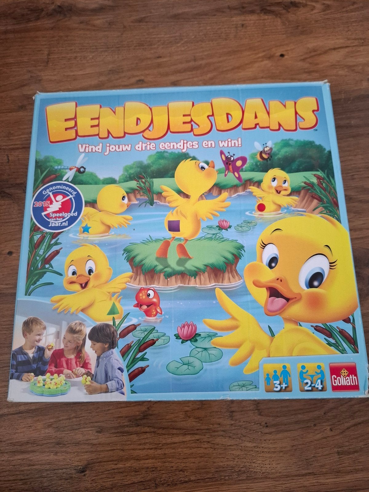 Eendjesdans - vind jou 3 eendjes en win!, Hobby en Vrije tijd, Gezelschapsspellen | Bordspellen, Ophalen, Gebruikt