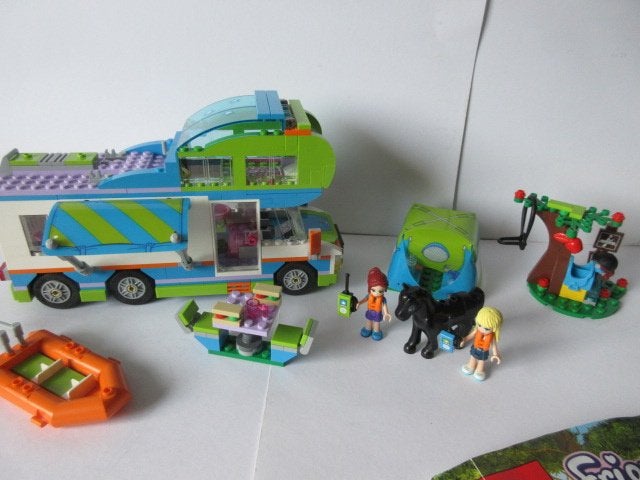 41339 Friends, Mia's Camper Van met bouwtekening, Lego, Friends, Ophalen of Verzenden, Complete set