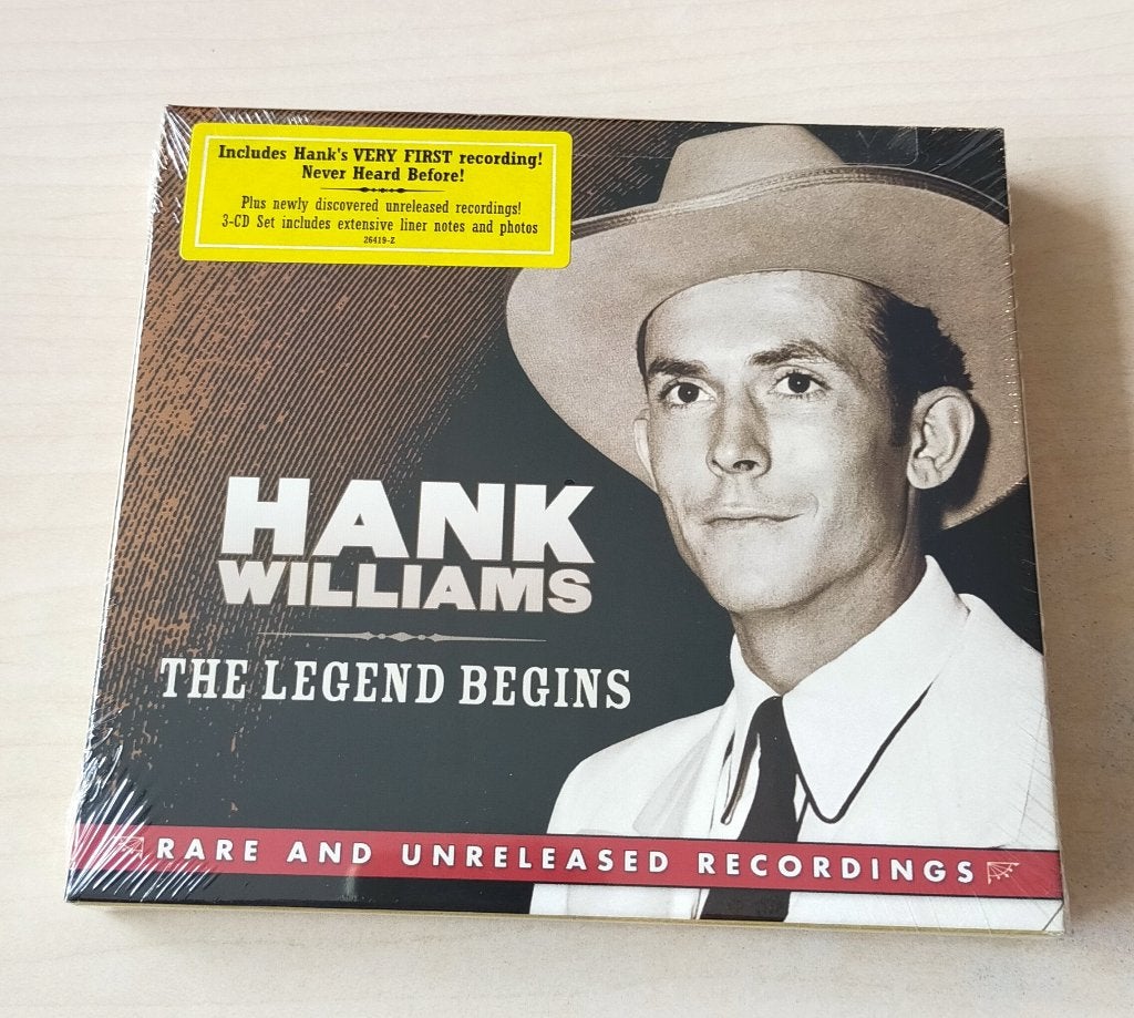 Hank Williams - The Legend Begins 3CD Rare and Unreleased, Ophalen of Verzenden, Nieuw in verpakking