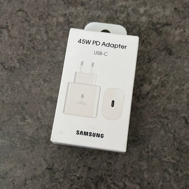 Samsung snel lader 45W wit, Nieuw, Ophalen of Verzenden, Snellader, Samsung