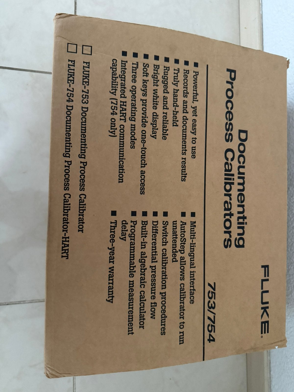 Fluke 754 Documenting Process Calibrator (HART), Ophalen, Nieuw, Overige typen