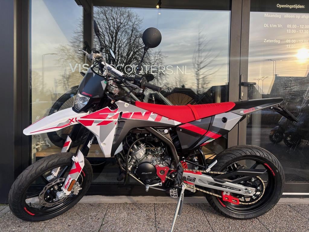 Fantic XM 50 Performance | Wit / Rood | Vandaag Rijden ??, FANTIC, 6 versnellingen, Onbekend, Nieuw