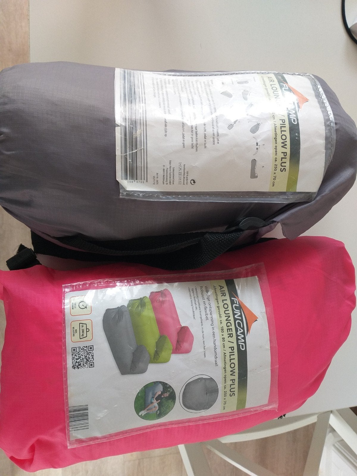 zitzak Fun Camp Air Lounger / Pillow Plus, Ophalen of Verzenden, Zo goed als nieuw