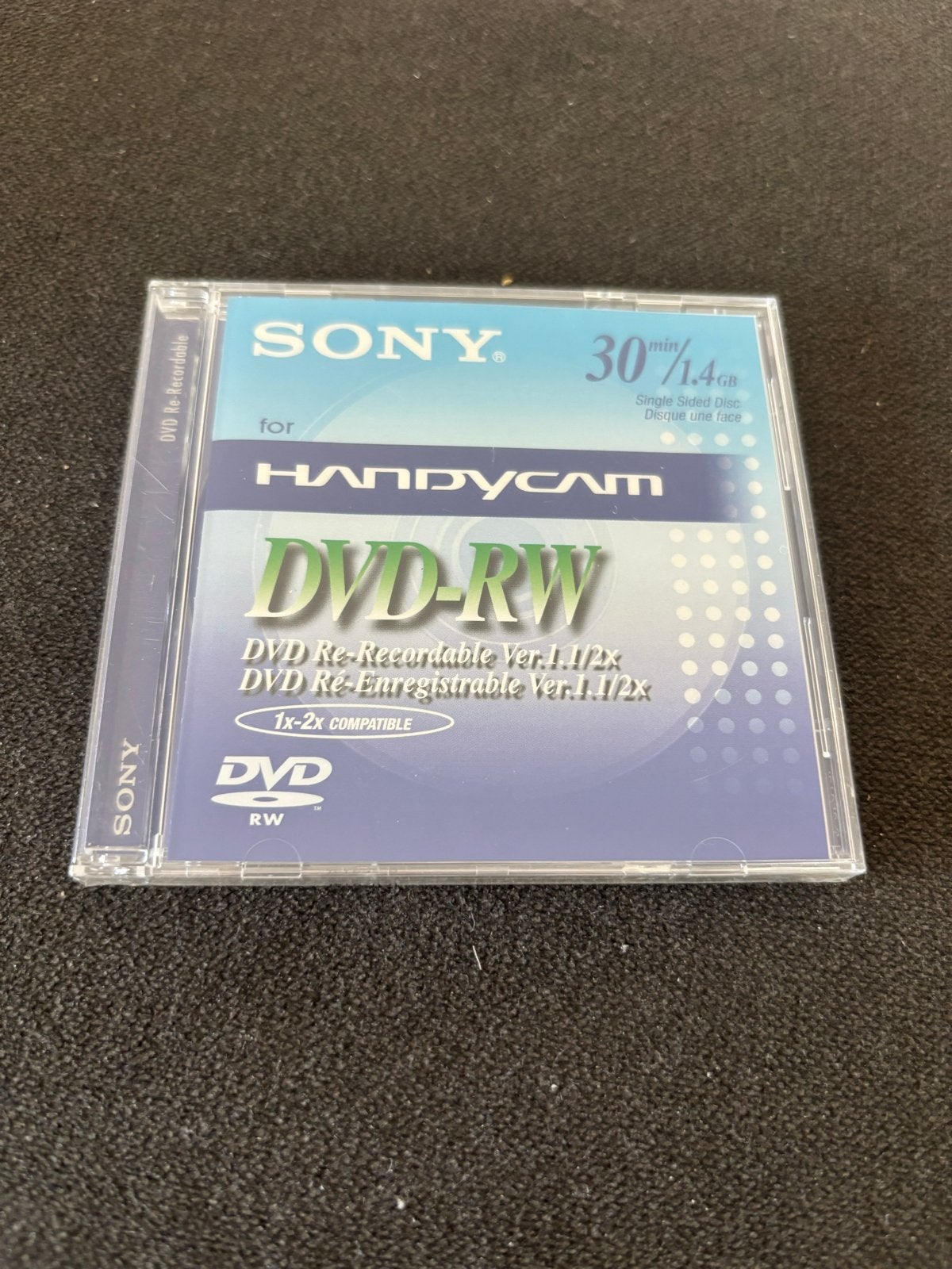 Sony DVD-RW 30 min/1.4 GB voor Handycam, Ophalen of Verzenden, Nieuw, Sony