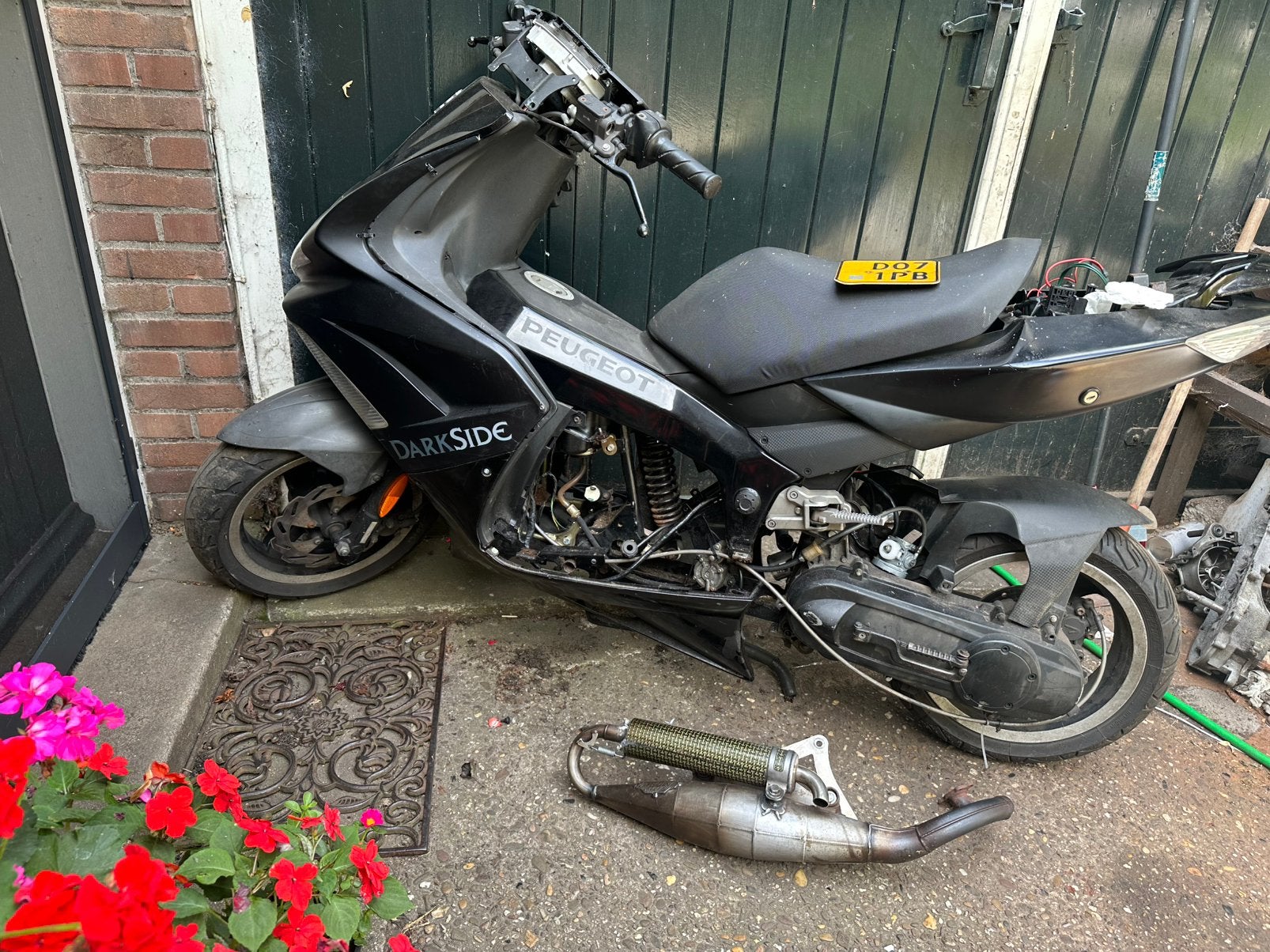 Peguot jetforce opkanapper brom kenteken, Ophalen of Verzenden, Gebruikt, Overige modellen