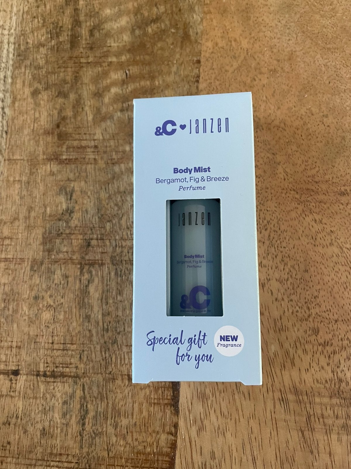 Janzen Body Mist Bergamot & Fig & Breeze 20ML nieuw, Verzenden, Nieuw