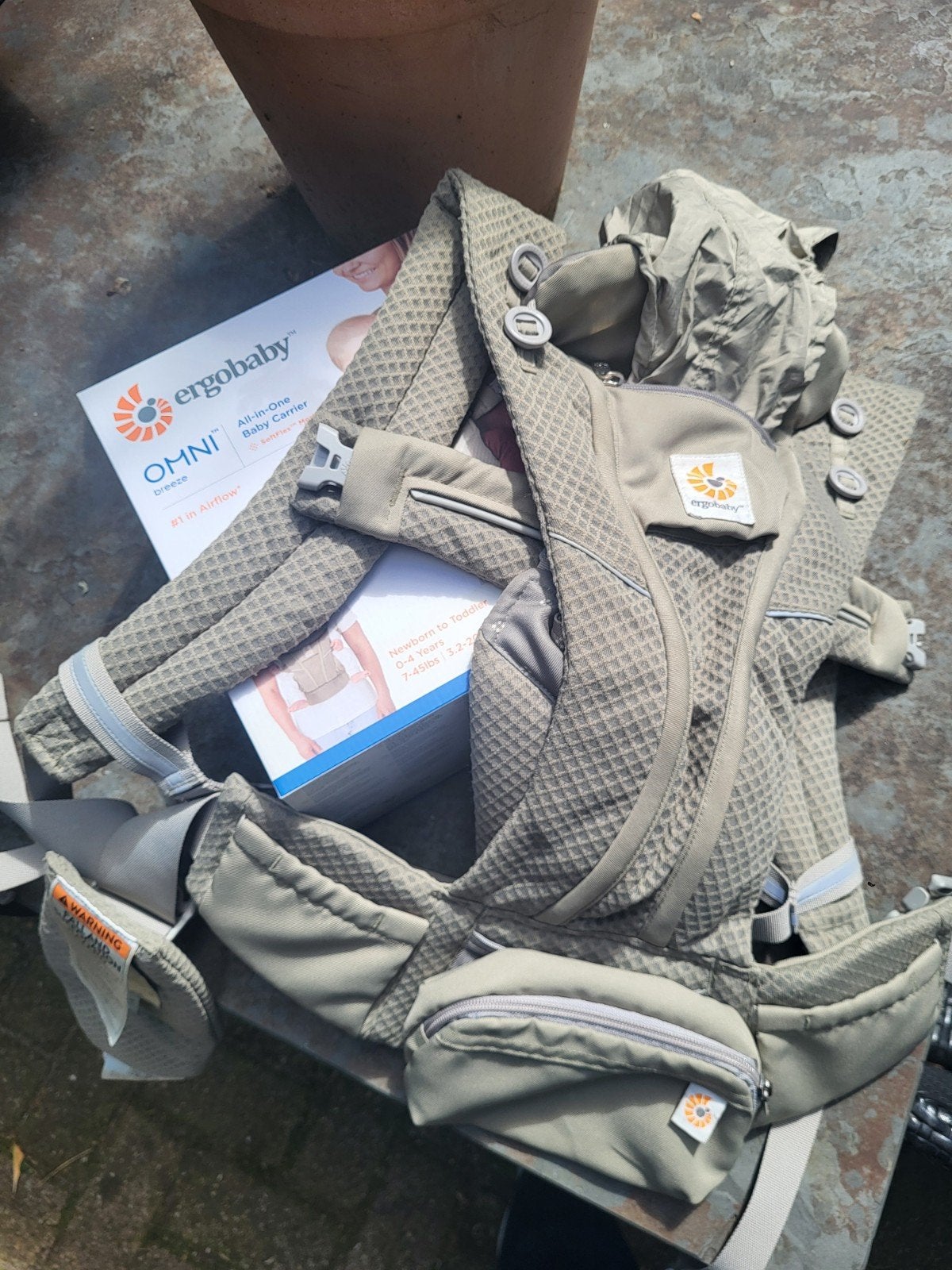 Ergobaby Omni Breeze Draagzak - Zo goed als nieuw, Kinderen en Baby's, Babydragers en Draagdoeken, Overige merken, Ophalen of Verzenden