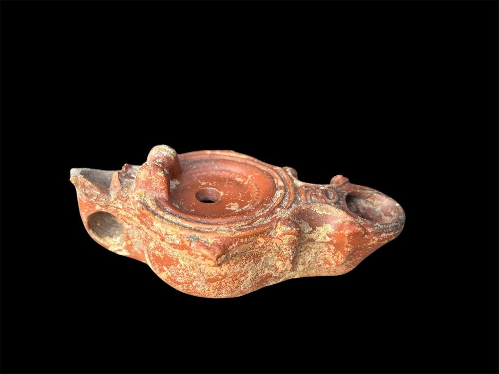 Romeins olielamp, Antiek en Kunst, Ophalen of Verzenden