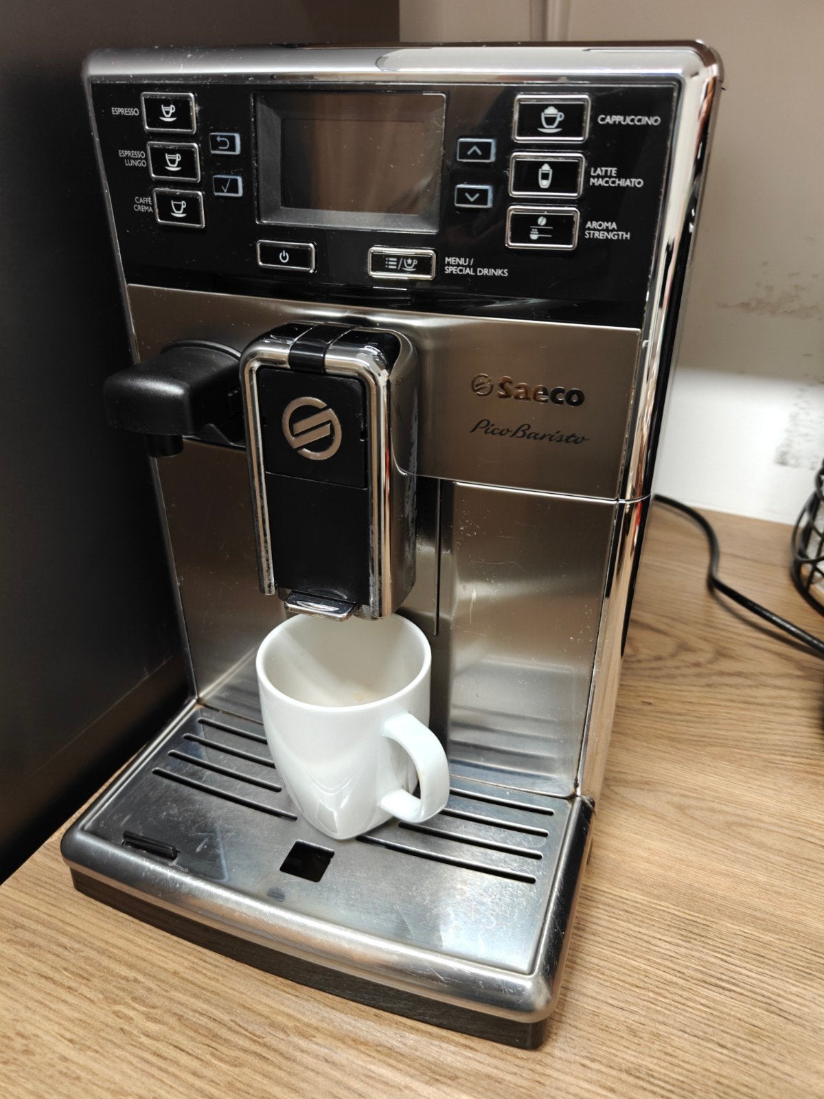 Saeco PicoBaristo Espressoapparaat - Volautomatisch, Stoompijpje, Gebruikt, Espresso apparaat, 10 kopjes of meer
