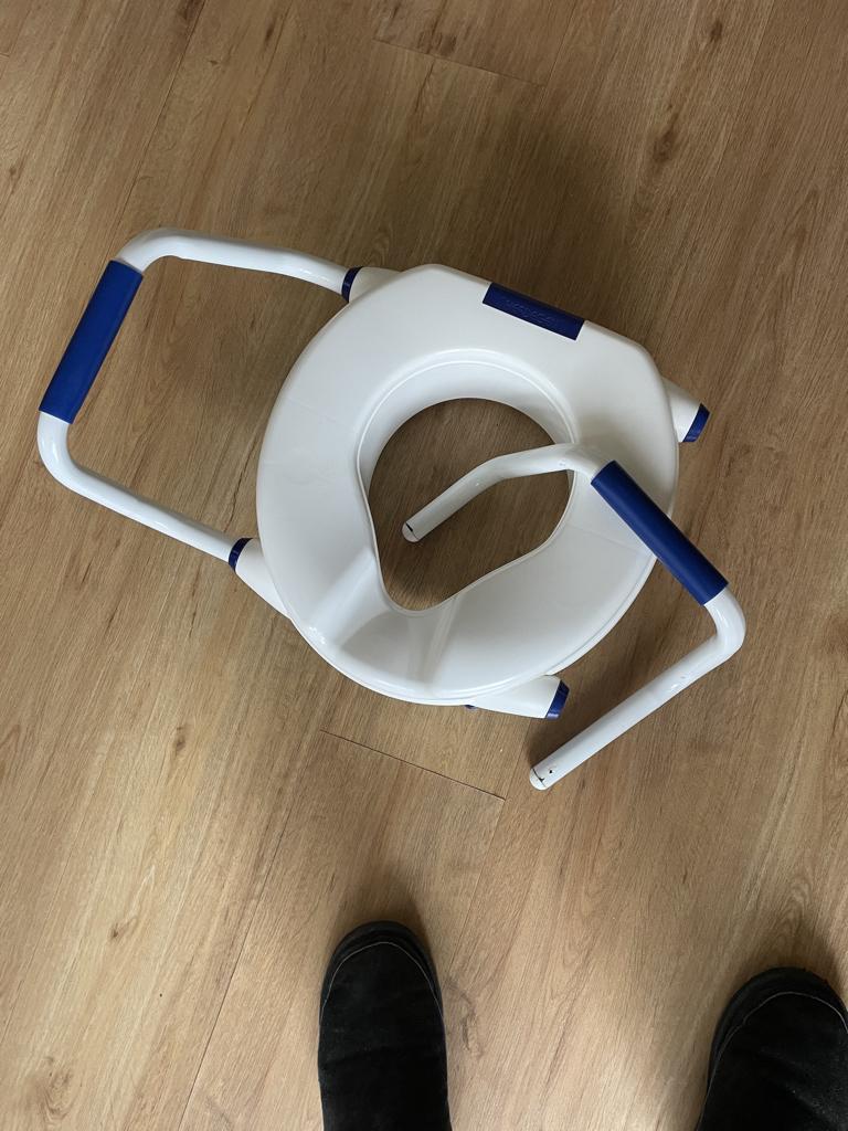 toiletverhoger, Ophalen, Gebruikt