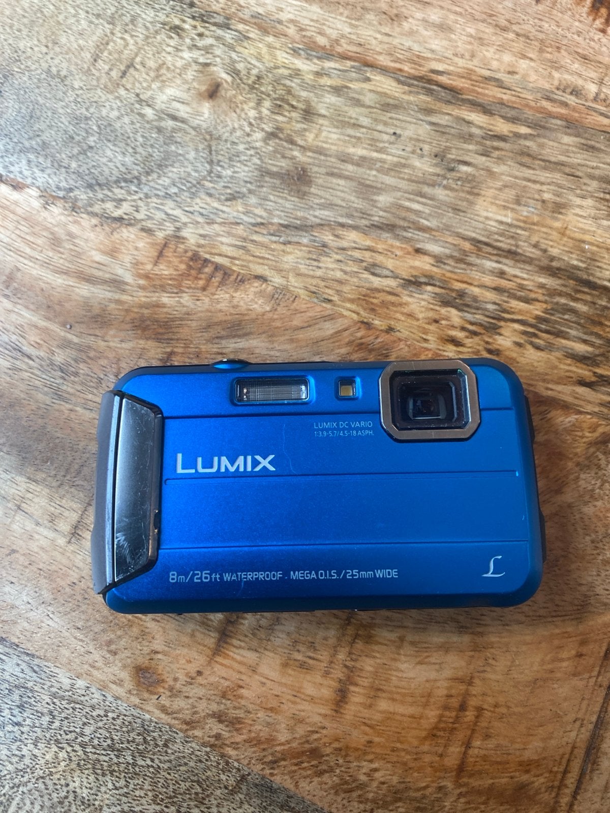 Panasonic Lumix DMC-FT30 Compactcamera - Blauw, Ingebouwde flitser, Gebruikt, Panasonic, Ophalen of Verzenden