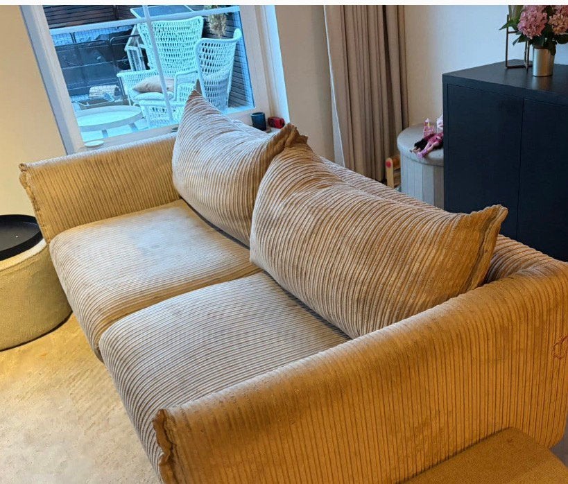 by fonQ Ribbon– Mink – Rib (MOET VANDAAG OPGEHAALD WORDEN), Ophalen, Gebruikt, Driepersoons, 75 tot 100 cm