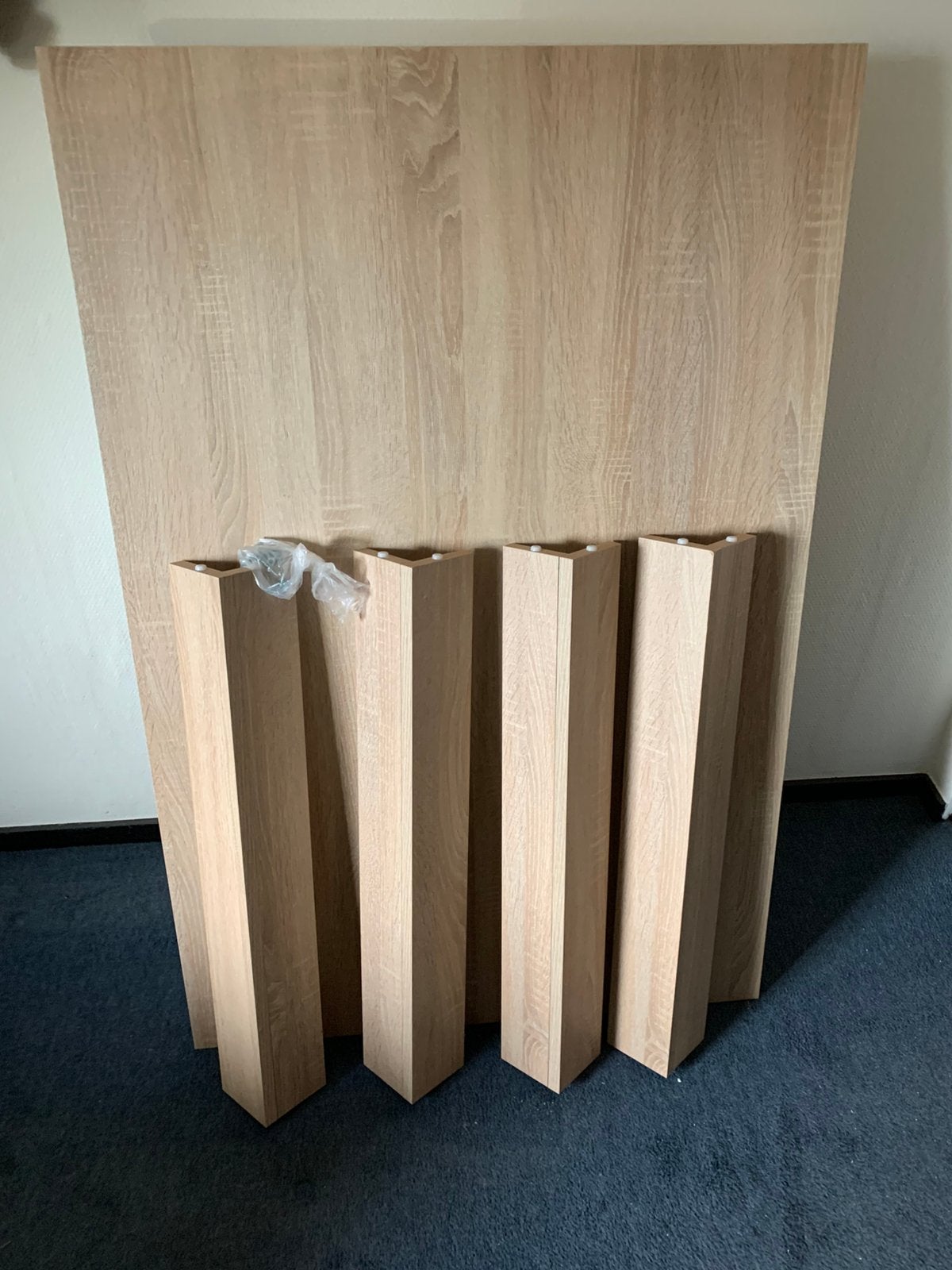 Rechthoekige tafel, weinig gebruikt, Ophalen, 100 tot 150 cm, 50 tot 100 cm, Zo goed als nieuw