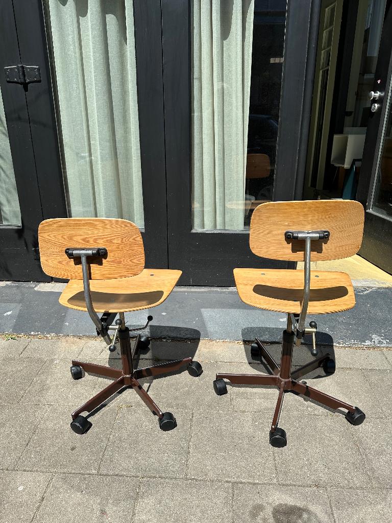 SALE: Deens design werkstoel, vintage bureaustoel, atelier, Ophalen, Gebruikt, Twee, -