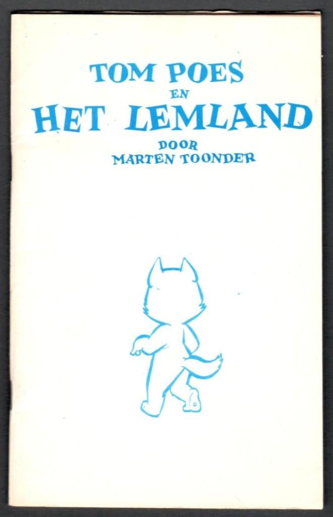 Bommel en Tom Poes - Tom Poes en HET LEMLAND 1974., Ophalen of Verzenden, Olivier B, Bommel en Tom Poes, Gebruikt, Boek of Spel