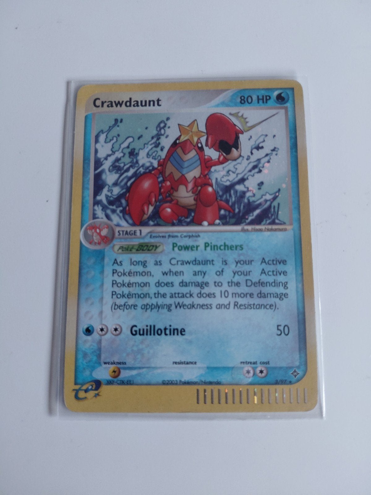 crawdaunt holo E-serie, Ophalen of Verzenden, Zo goed als nieuw