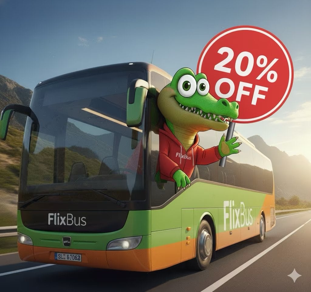 20% Flixbus Voucher Kortingsbon Korting Bus Flixtrain Flix, Tickets en Kaartjes, Kortingen en Cadeaubonnen, Drie personen of meer
