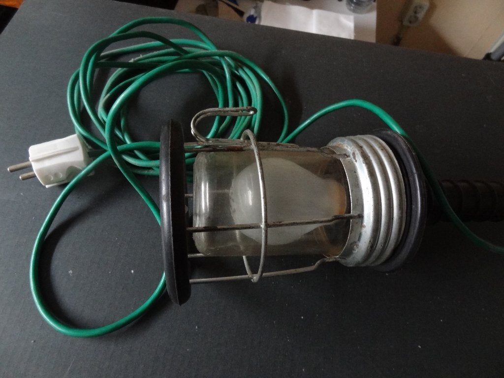 antieke looplamp, Ophalen