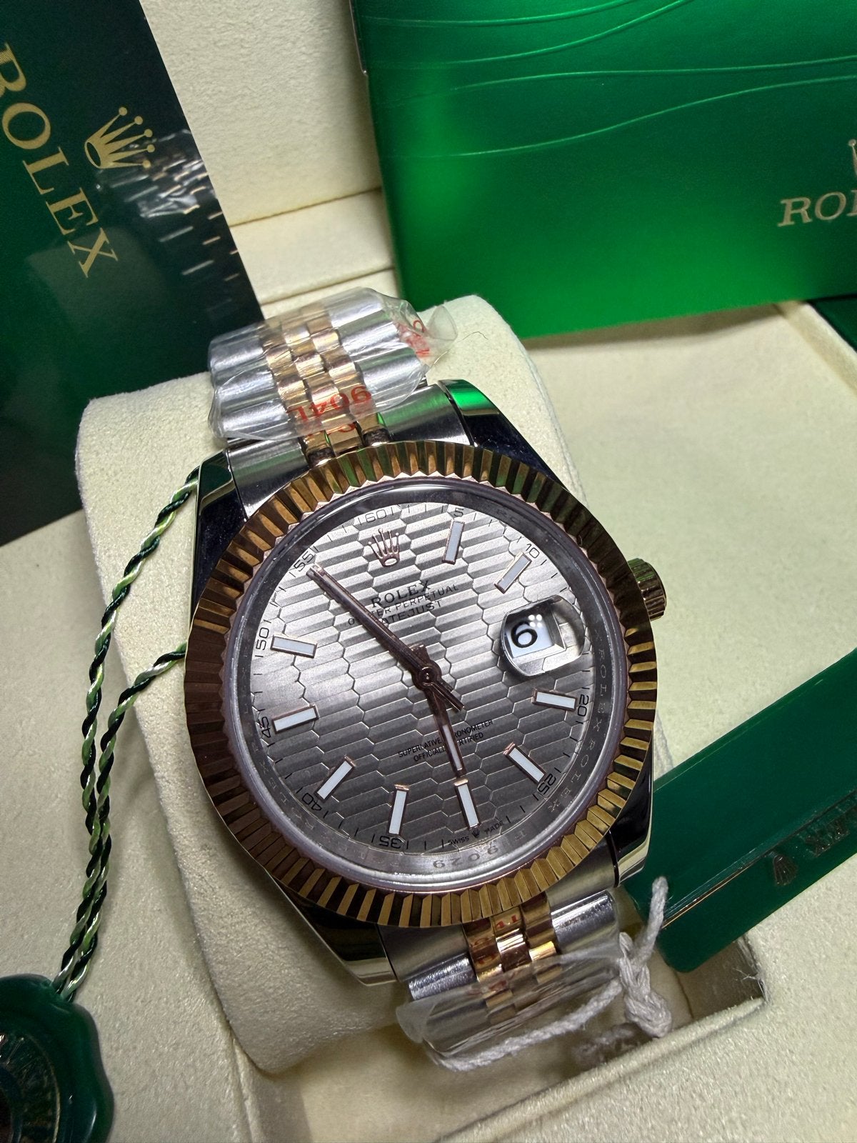 Rolex Datejust Polshorloge Staal/Goud - Nieuw in Doos, Polshorloge, Nieuw, Ophalen of Verzenden, Rolex