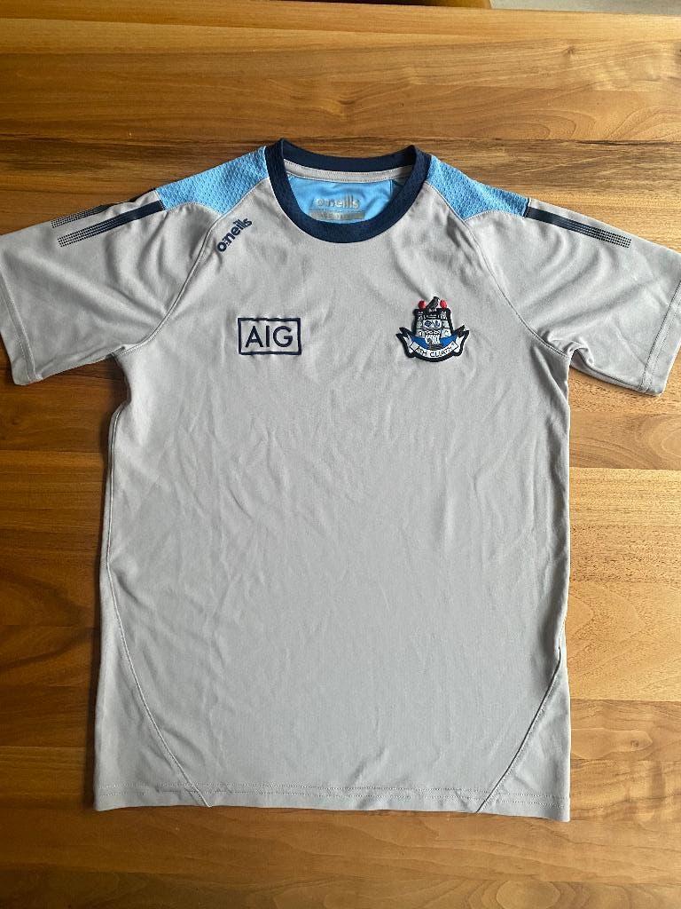Gaelic football Shirt (Dublin) | lichtgrijs | maat 152-158, Maat XS of kleiner, Ophalen of Verzenden, Zo goed als nieuw, Shirt